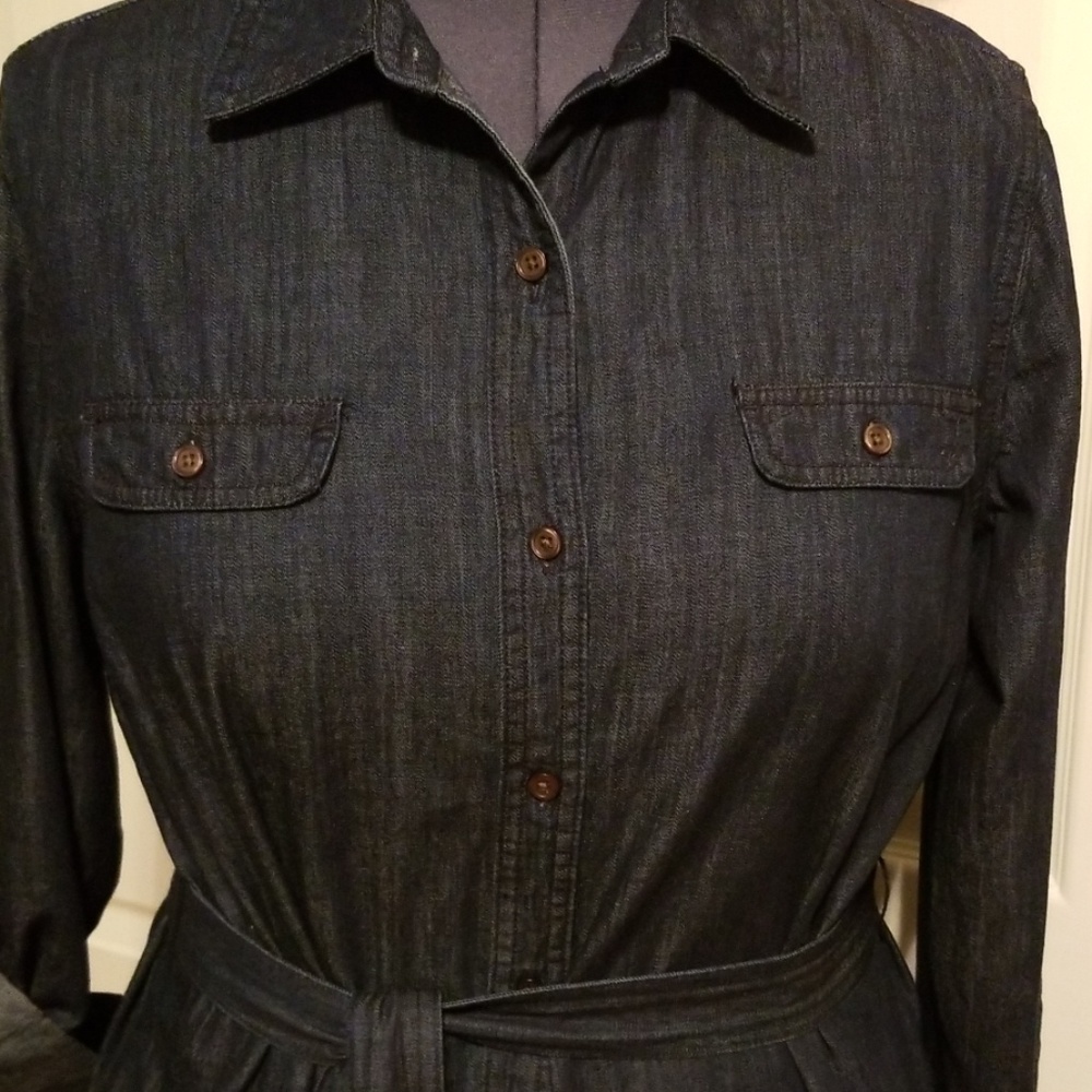 Laura Scott Denim Dress  NWOT - Picture 8 of 8